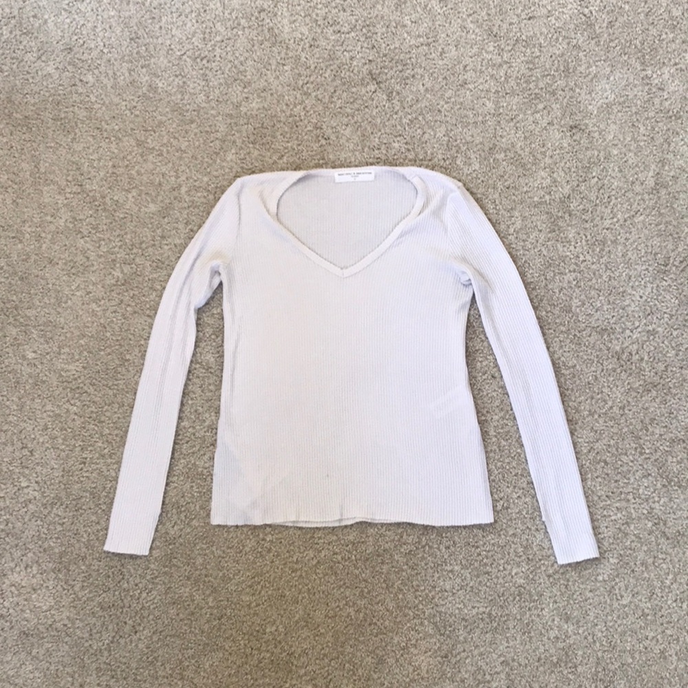 Urban Outfitters Long Sleeve V-neck T-shirt